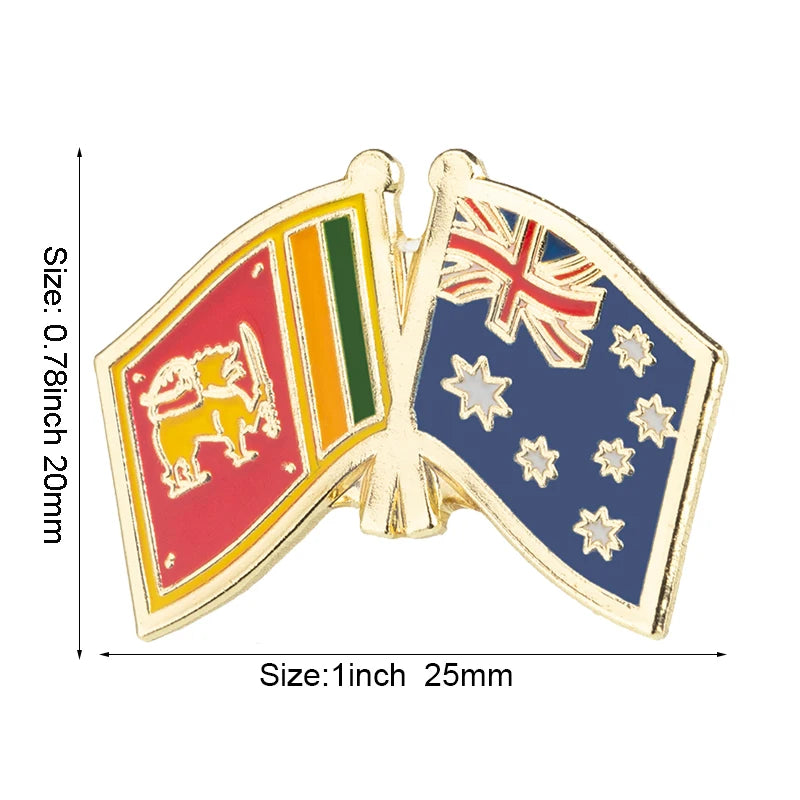 Australia Flag Badge Brooch Natinal Lapel Pins Flag Lapel Pins Country Flag Badge
