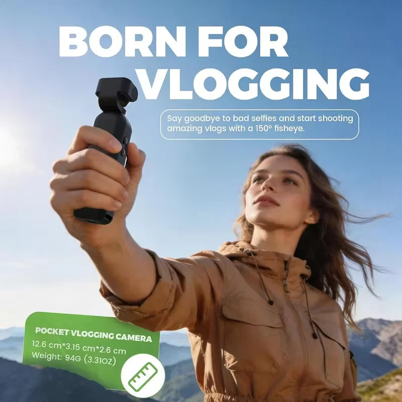 Kaysunlink 1080P Vlogging Camera with 270°Rotatable Lens.