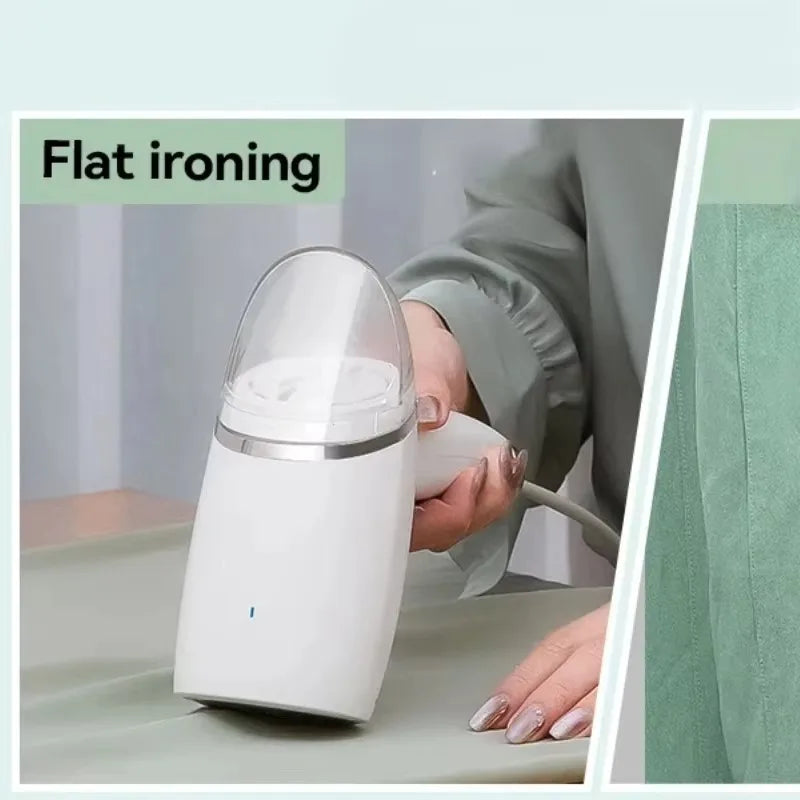 Small Portable Steamer Iron Garment 2 in 1 Foldable Clothes Steamer With 30s Fast Heat-up 1000W Portable Folding Travel Steamer