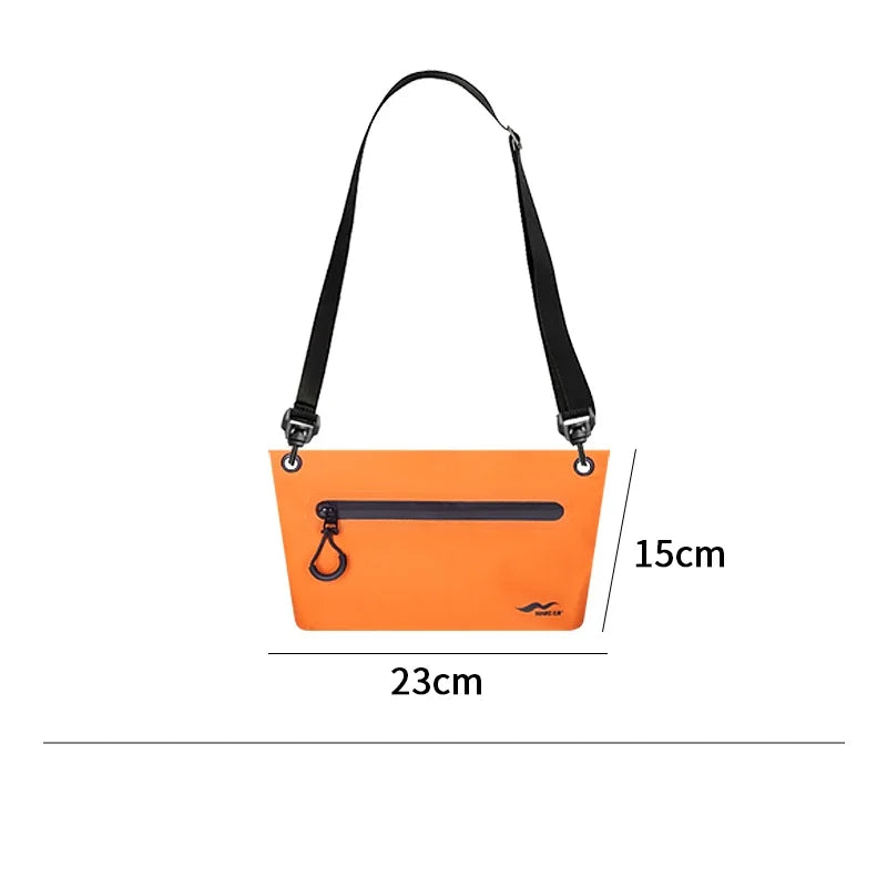 Maike Wash Dry Bag for Women PVC Waterproof Bags for Swimming Beach Phone Storage Crossbody Dry Bag Fanny Pack  2L