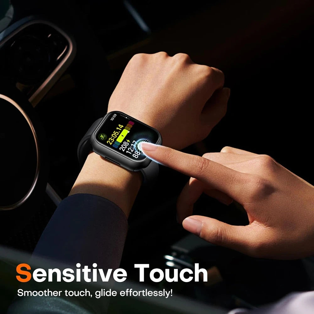 Glass+Cover For Apple Watch case 10 9 8 7 6 SE 5 iWatch Accessorie
