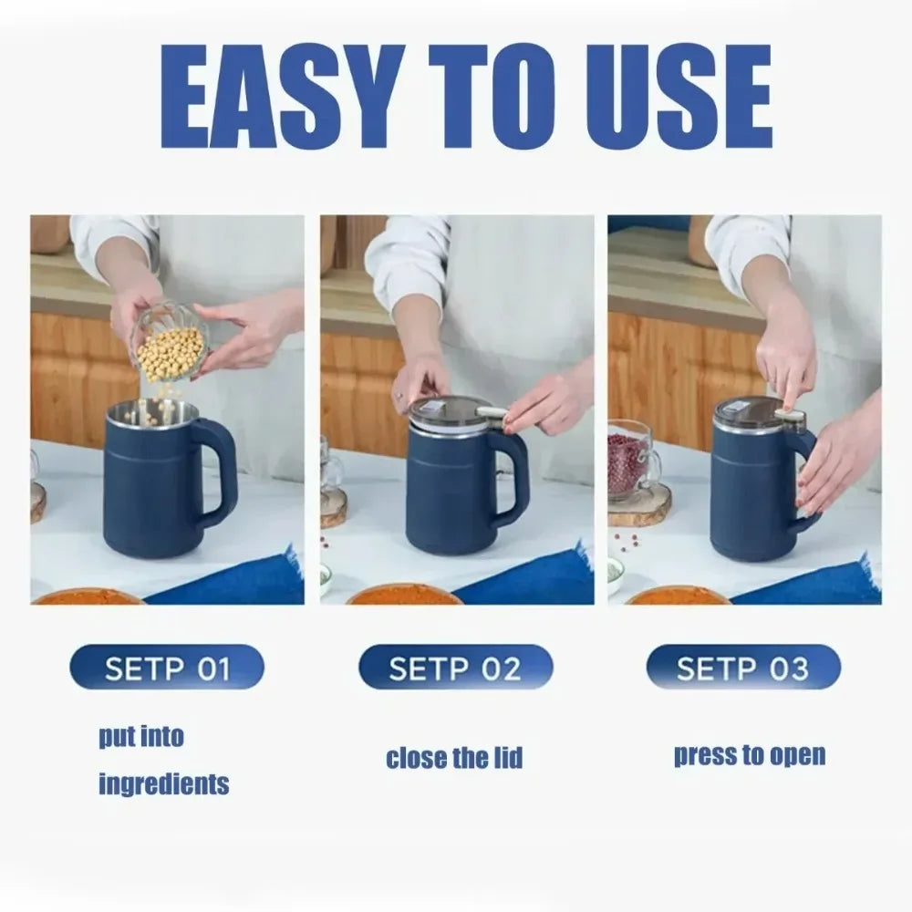 TINSOL Household Kitchen Stainless Steel Electric Coffee Bean Grinder 500 ml