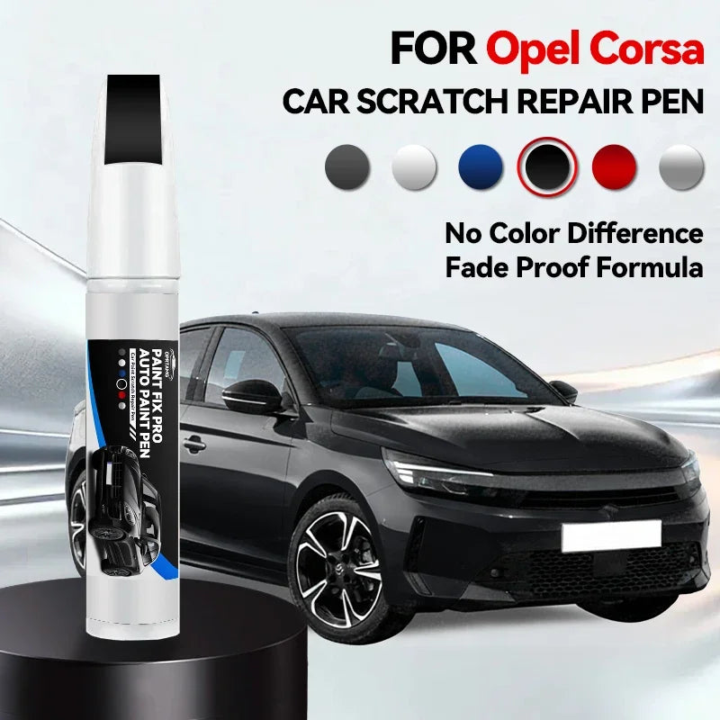 Vehicle Exclusive Use Car Paint Repair Pen For 1982-2025 OPEL CORSA Paint Scratch Repair Accessories Black Red White Silver Oran