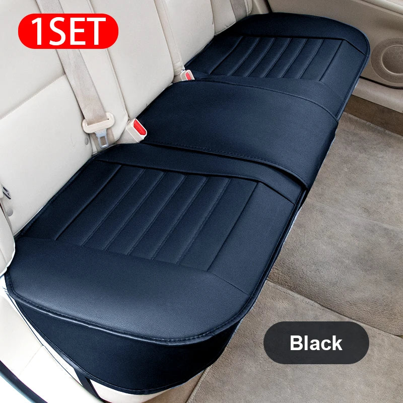 SEAMETAL Full-Surrounded Car Seat Cover Premium PU Leather