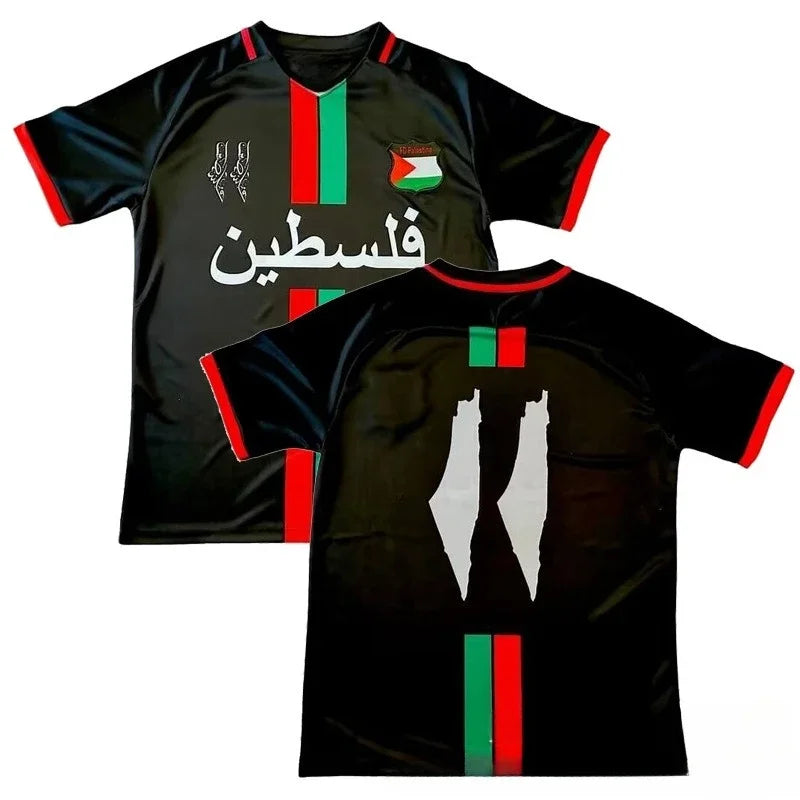 2025 new 3D printed Palestinian football jersey, T-shirt for men and women,