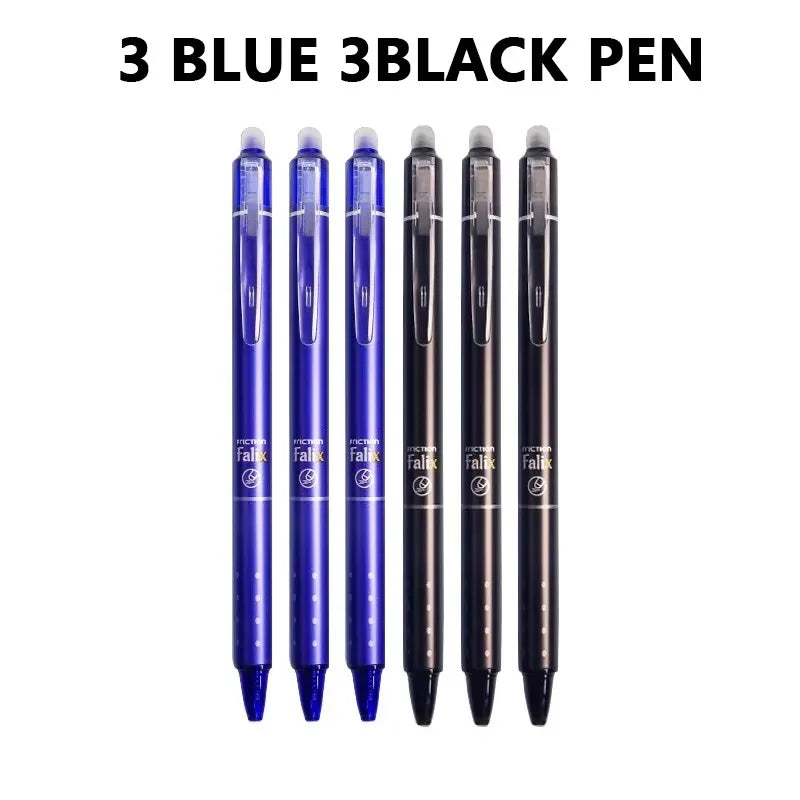 0.5mm Retractable Erasable Gel Pens Set with Refills