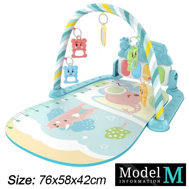 Baby Fitness Stand Music Play Gym Activity Toys Newborn