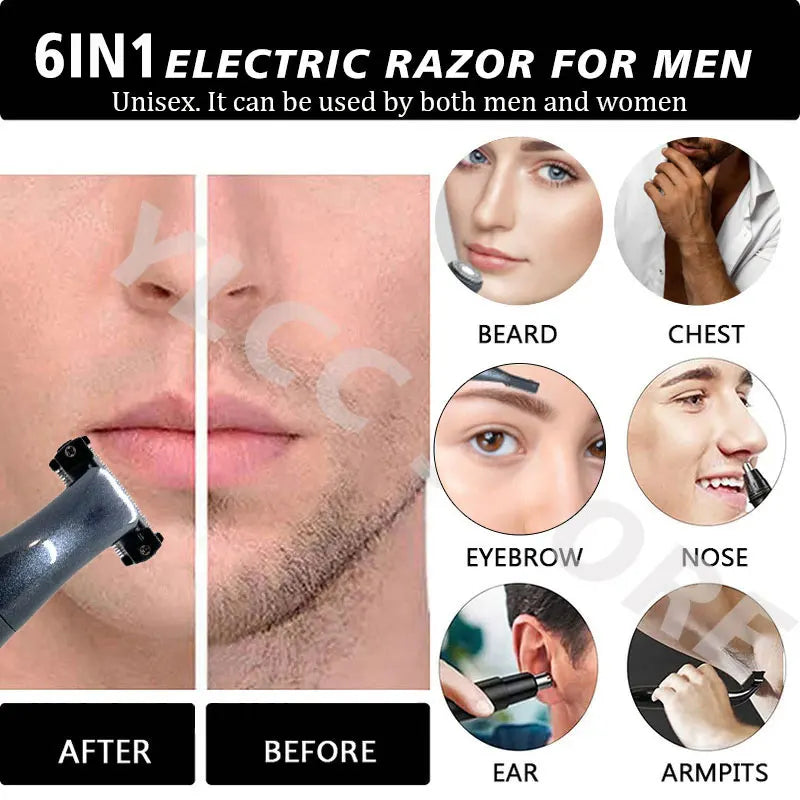 Intimate Areas Haircut Precision Shaver Men Bikini Line Sensitive Razor