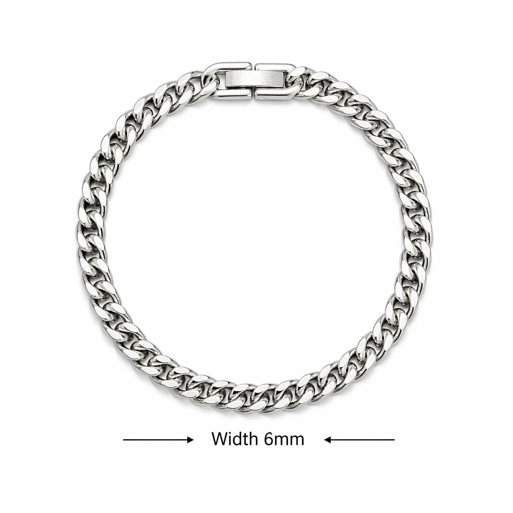 New Trendy Cuban Chain Men Bracelet Classic