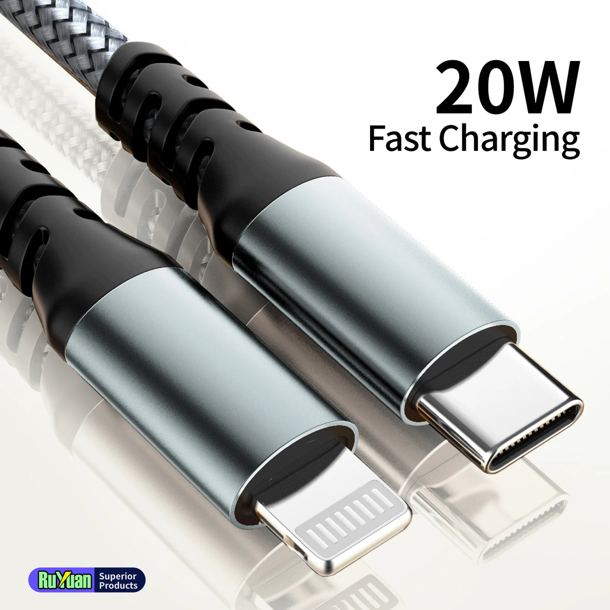 MFi Certified USB C to Lightning Cable 20W