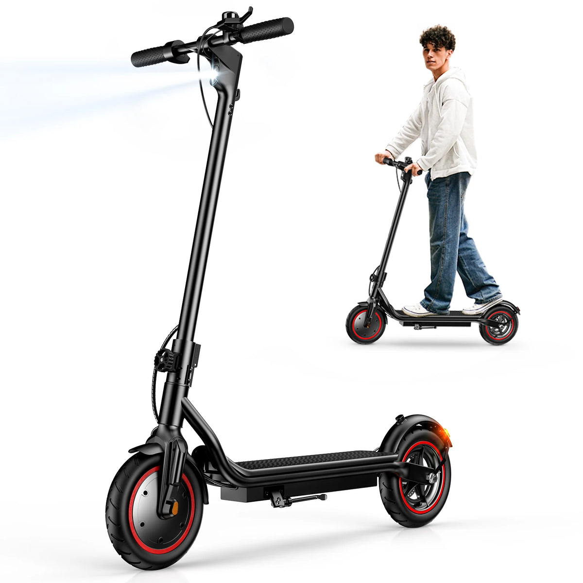 W5/W3 City Electric Scooter 8.5 Inch Tire 36V7.8Ah Max Speed 25km/h Range 24-34km Dual Brake With APP