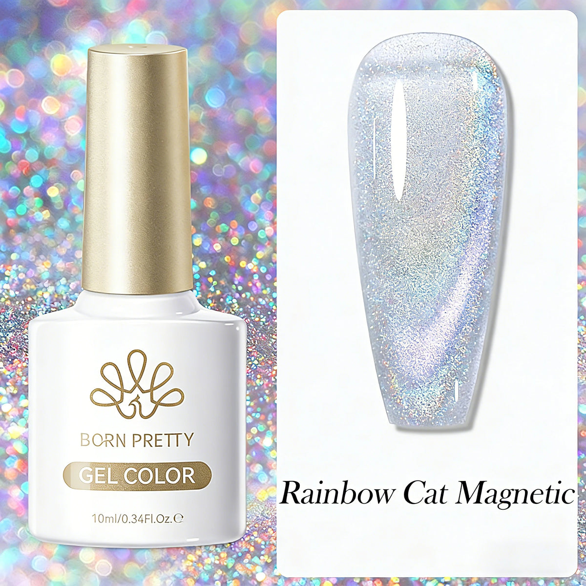 BORN PRETTY 117 Colors Cat Magnetic Gel Nail Polish 10ml
