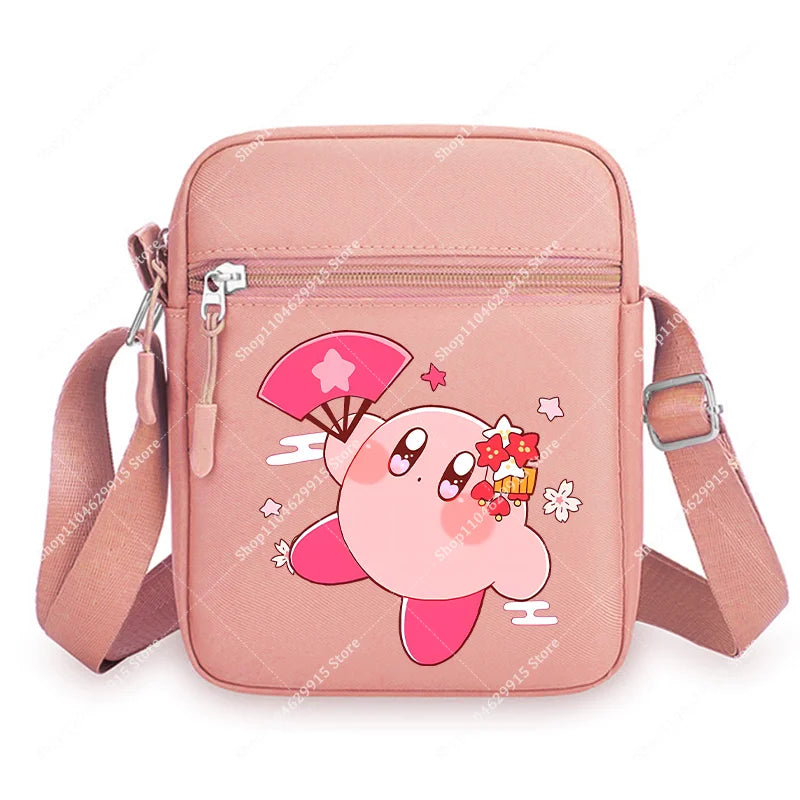 Star Kirbys Shoulder Bags Cute Cartoon Anime Crossbody Bag