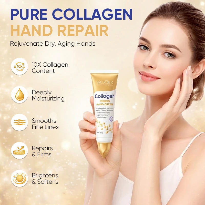 Collagen Hand Cream Hands Skin Firming Skincare Moisturizing Brightening