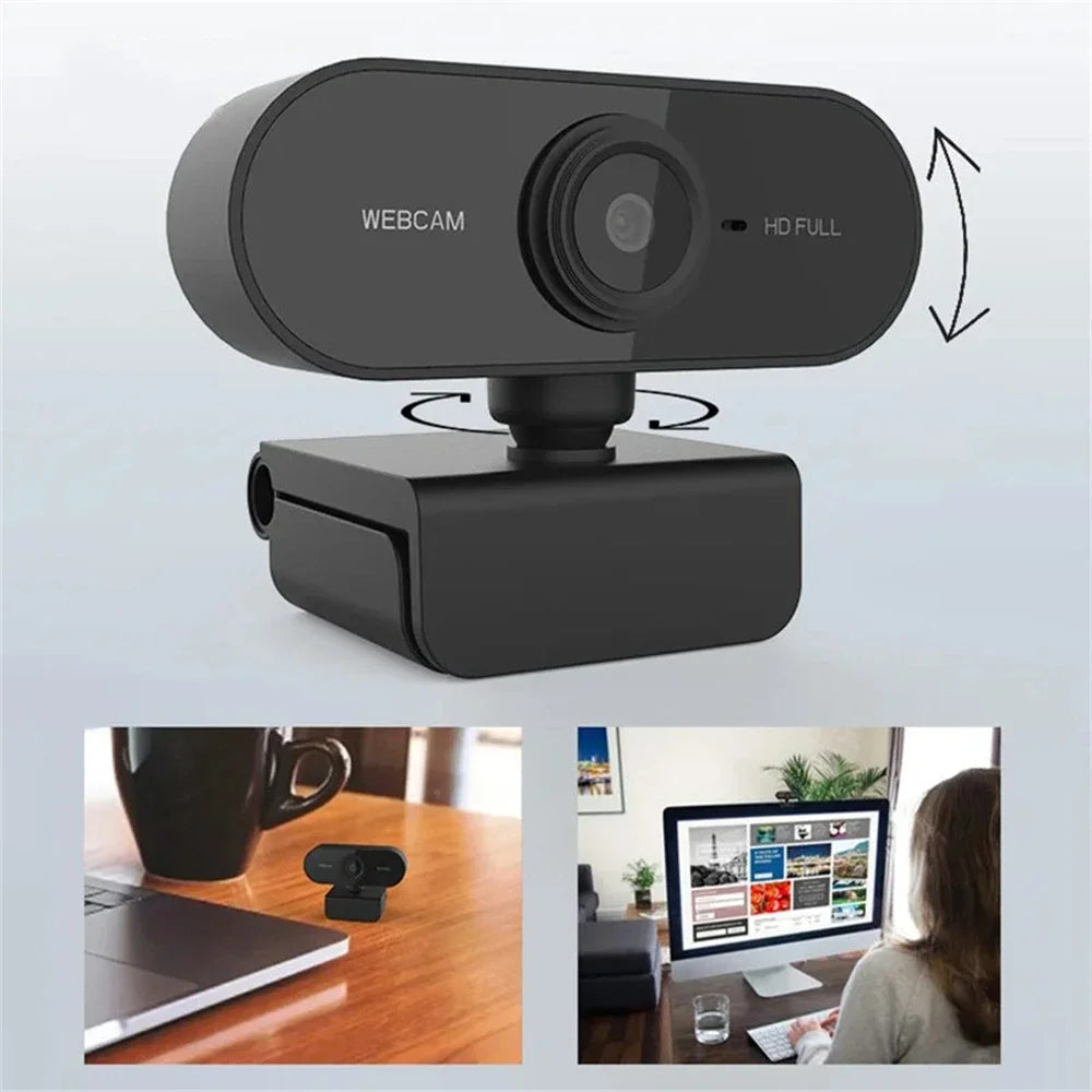 2K 1080P 720P 480P HD Webcam For Desktop Laptop Computer Mini USB Web Camera