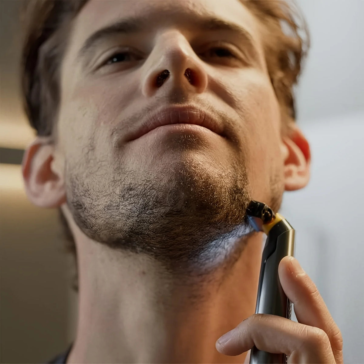 Men Handheld Electric Shaver Cordless Grooming Kit,