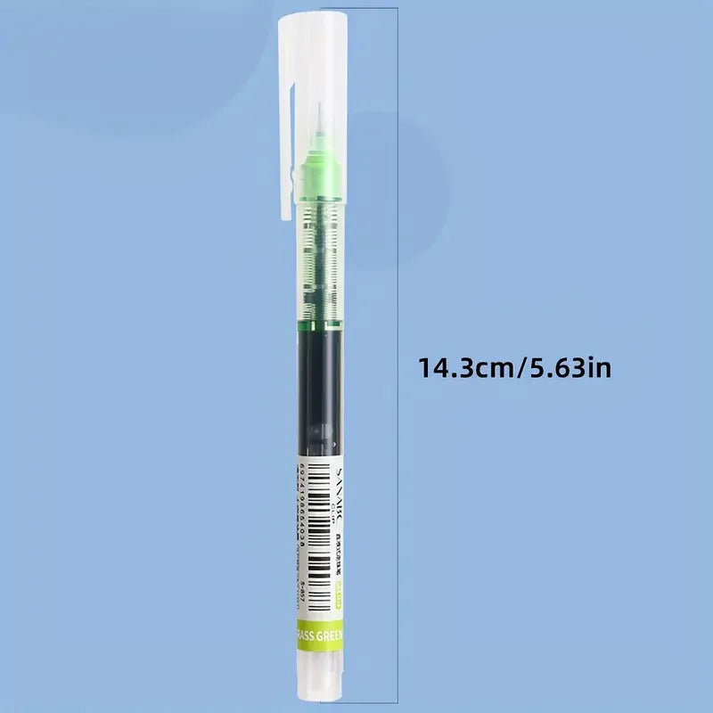 12pcs/Pack Of Quick-Drying Color Neutral Ballpoint Pens