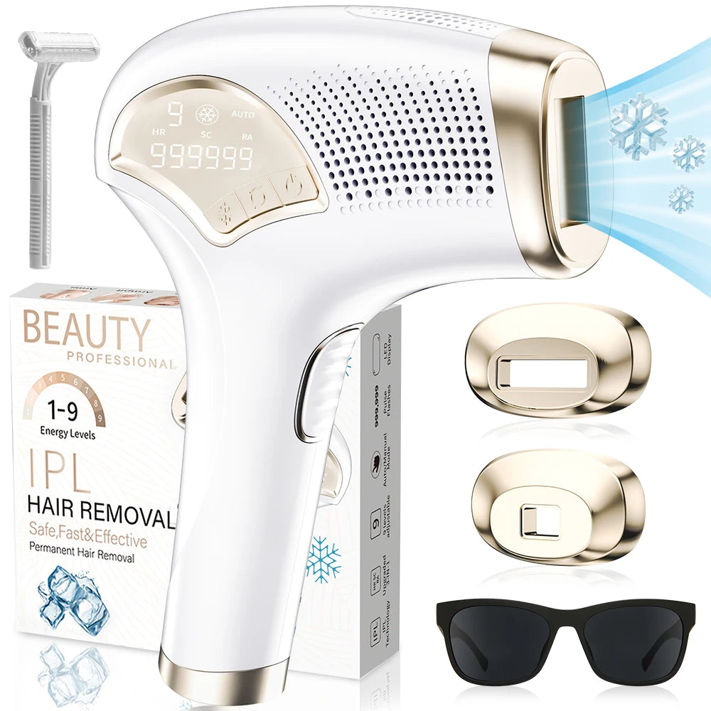 Home IPL Permanent Hair Removal Machine Portable Painless Epilator
