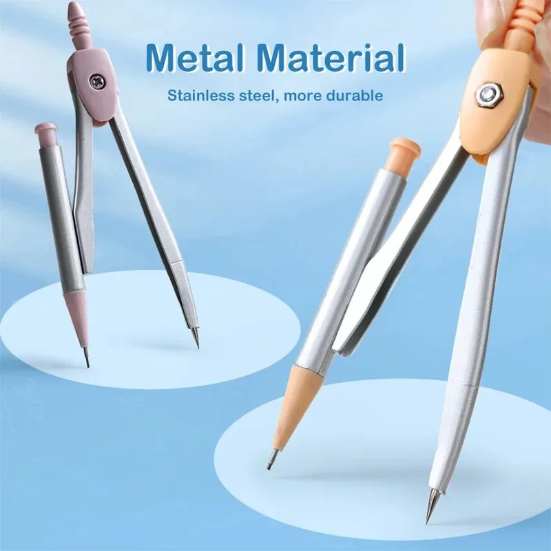 7Pcs Back to School Math Geometry Set Multi Function Drawing Tools
