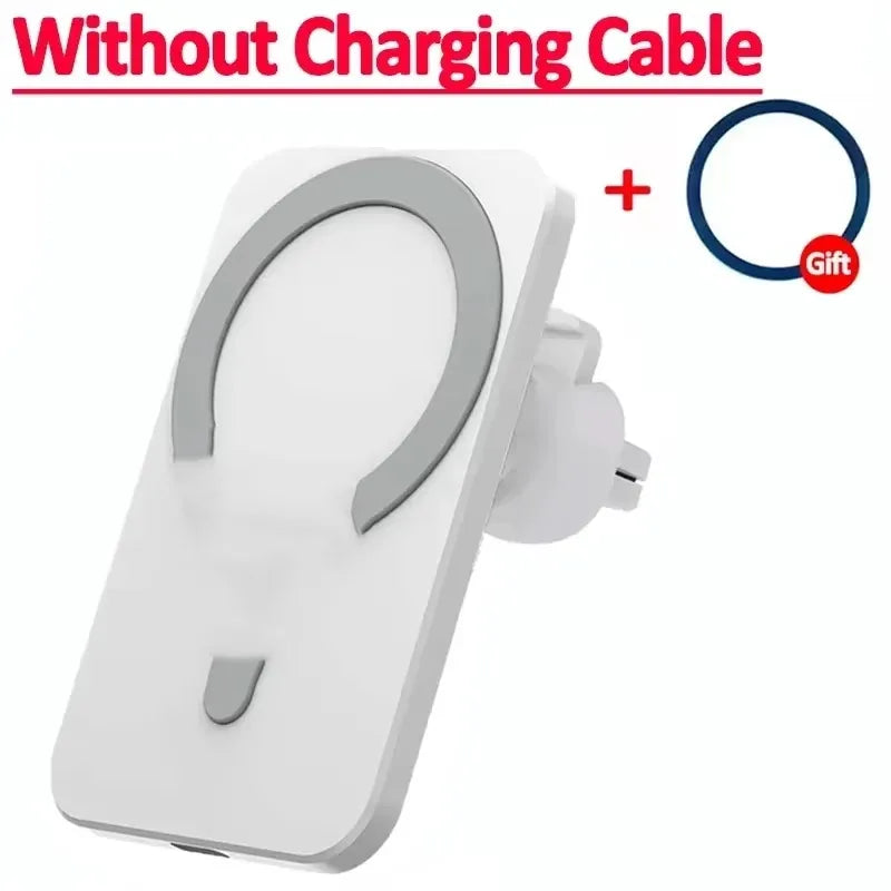 Magnetic Wireless Charger Car Phone Holder Air Vent Mount for iPhone15 14 13 12 Pro Max Xiaomi Samsung S24 Fast Charging Stand