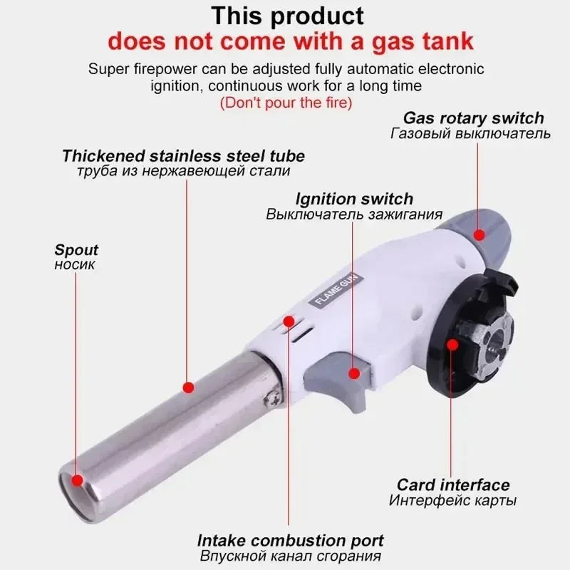 Heating Welding Igniter Torch Cooking Self Ignition Butane Gas Igniter