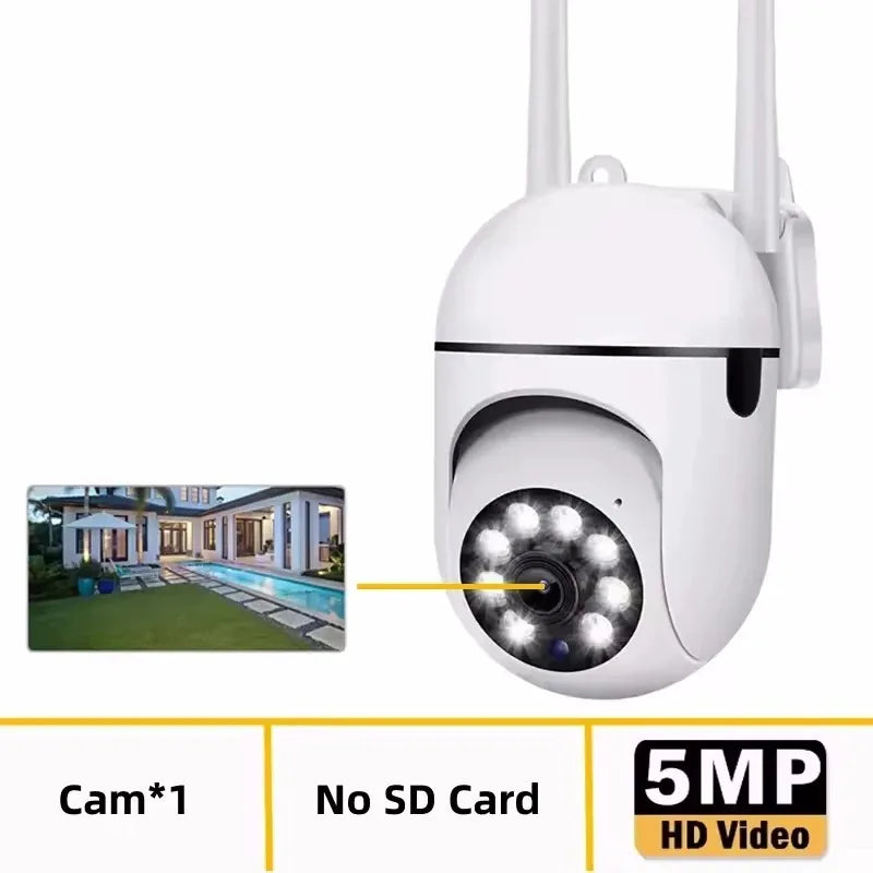 Home Camera HD 8MP Baby WIFI Camera Dual Lens Indoor Mobile Tracking