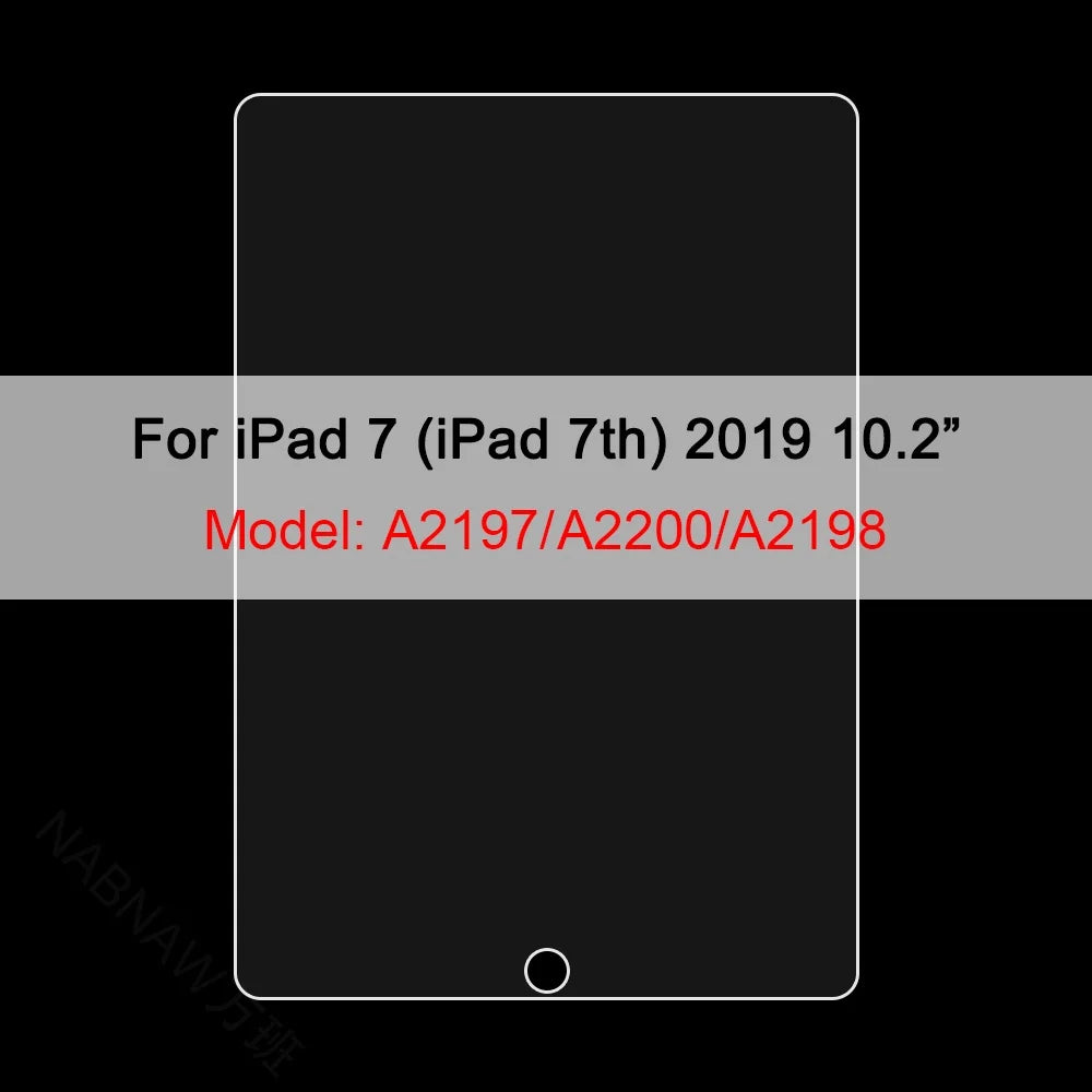 3Pcs Tempered Glass Film For Apple iPad 10th 9th 8th 7th Mini 6 5 4 3 For Apple iPad Air 5 4 3 Pro 12.9 11 2022 2021 2020 2018