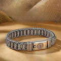 925 Sterling Silver Bracelet Vintage Men Bracelet for Man Women Fashion
