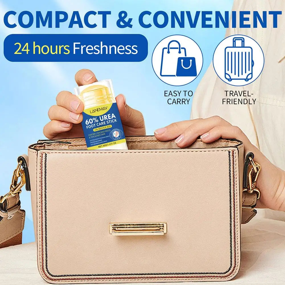 60% Urea Foot Cream Care Deep Moisturizing Foot Callus Remover Soften Cracked Heel Repair Cream Nourishes for Feet, Knees