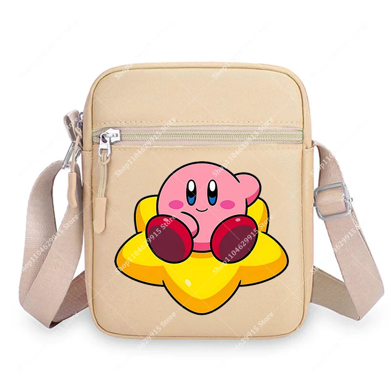 Star Kirbys Shoulder Bags Cute Cartoon Anime Crossbody Bag