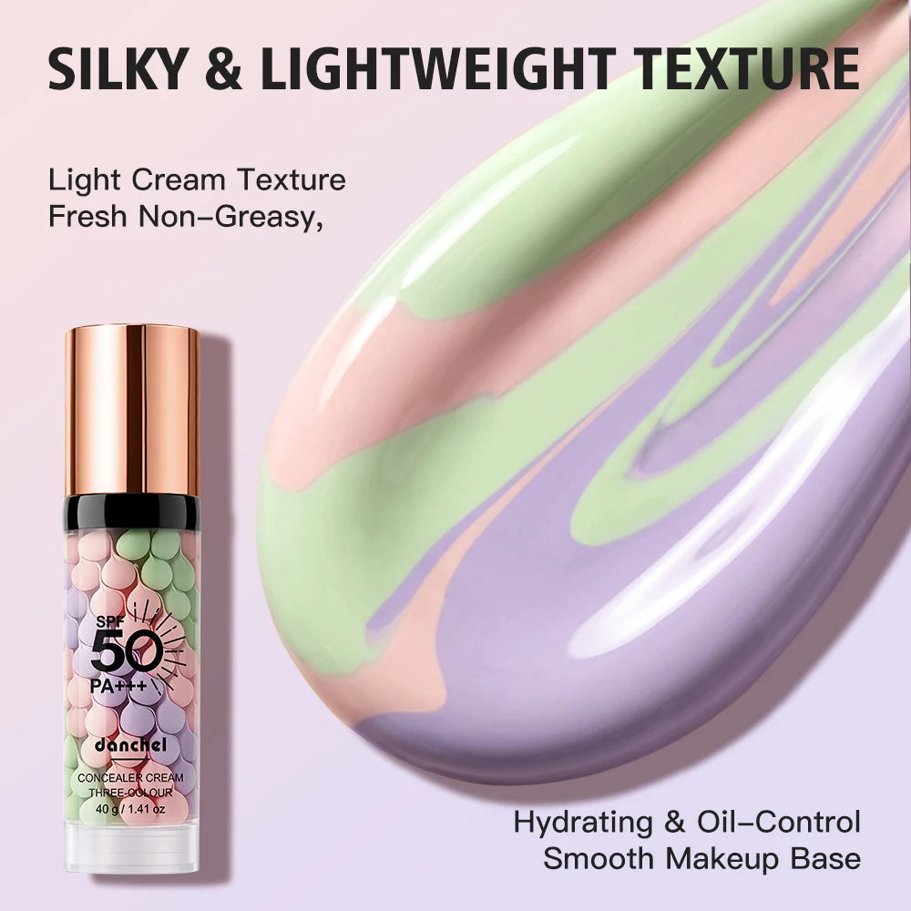 Three-Color Face Primer & Skin Care Isolation