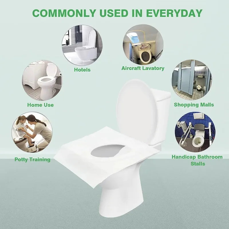 Disposable Toilet Seat Cover Portable Travel Camping Hotel Bathroom
