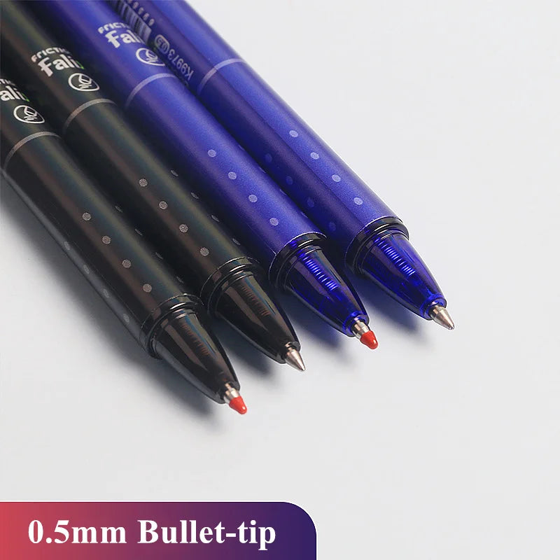 0.5mm Retractable Erasable Gel Pens Set with Refills