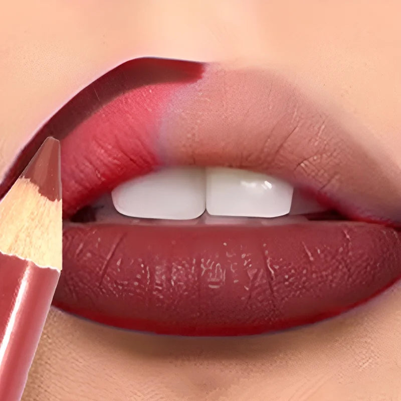 Dark Brown Waterproof Lip Liner Matte Long Lasting 28 Colors