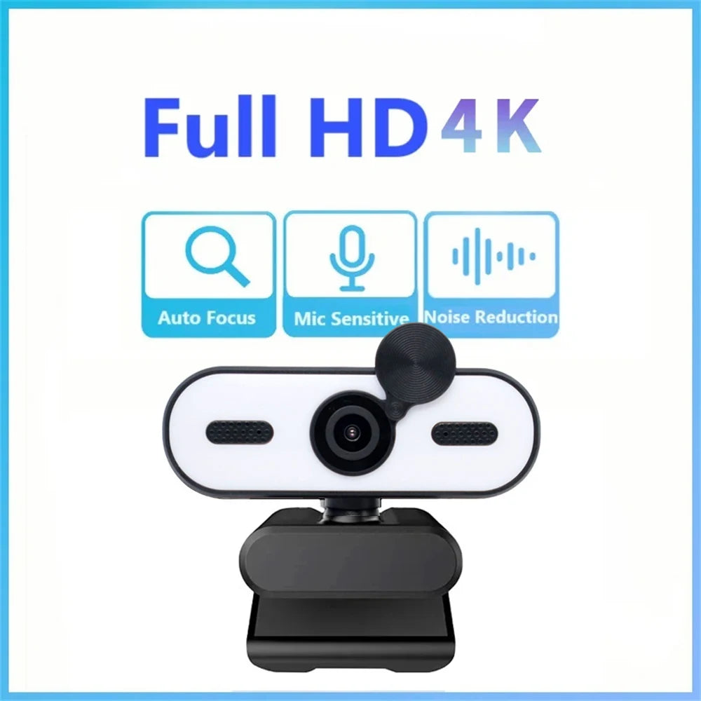 4K 2K Mini Webcam 1080P HD for PC Laptop Autofocus 30 FPS USB
