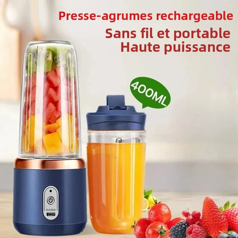6 Color 400ml Portable USB Blender Electric