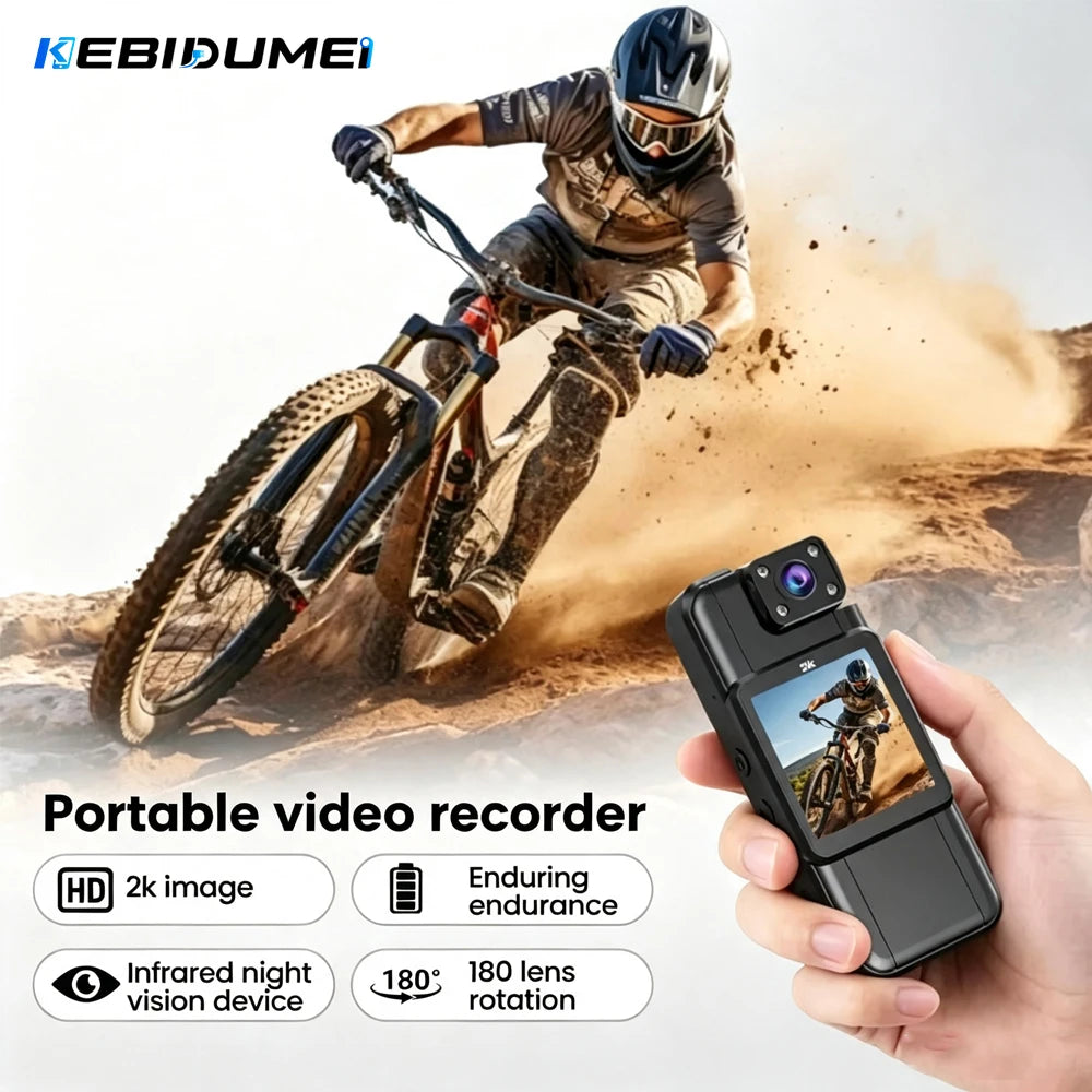 KEBIDUMEI Mini WiFi DV Camera 4K 2K 1080P HD Cam Portable Digital Video Recorder