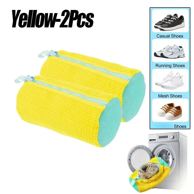 Laundry Bags Shoe Washing Machine Bag-with Zipper Laundry Bag with Rich Fluff Inside