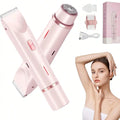 Women's Bikini Trimmer, Women's Electric Shaver, Replaceable Heads, Facial and Intimate