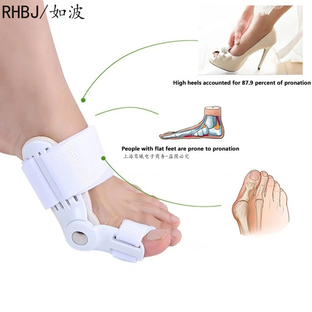 2Pcs Hallux Valgus Corrector Bunions for Toes Foot Finger Separator Toe Separator Foot Care Haluksy Bunion Foot Care Tools