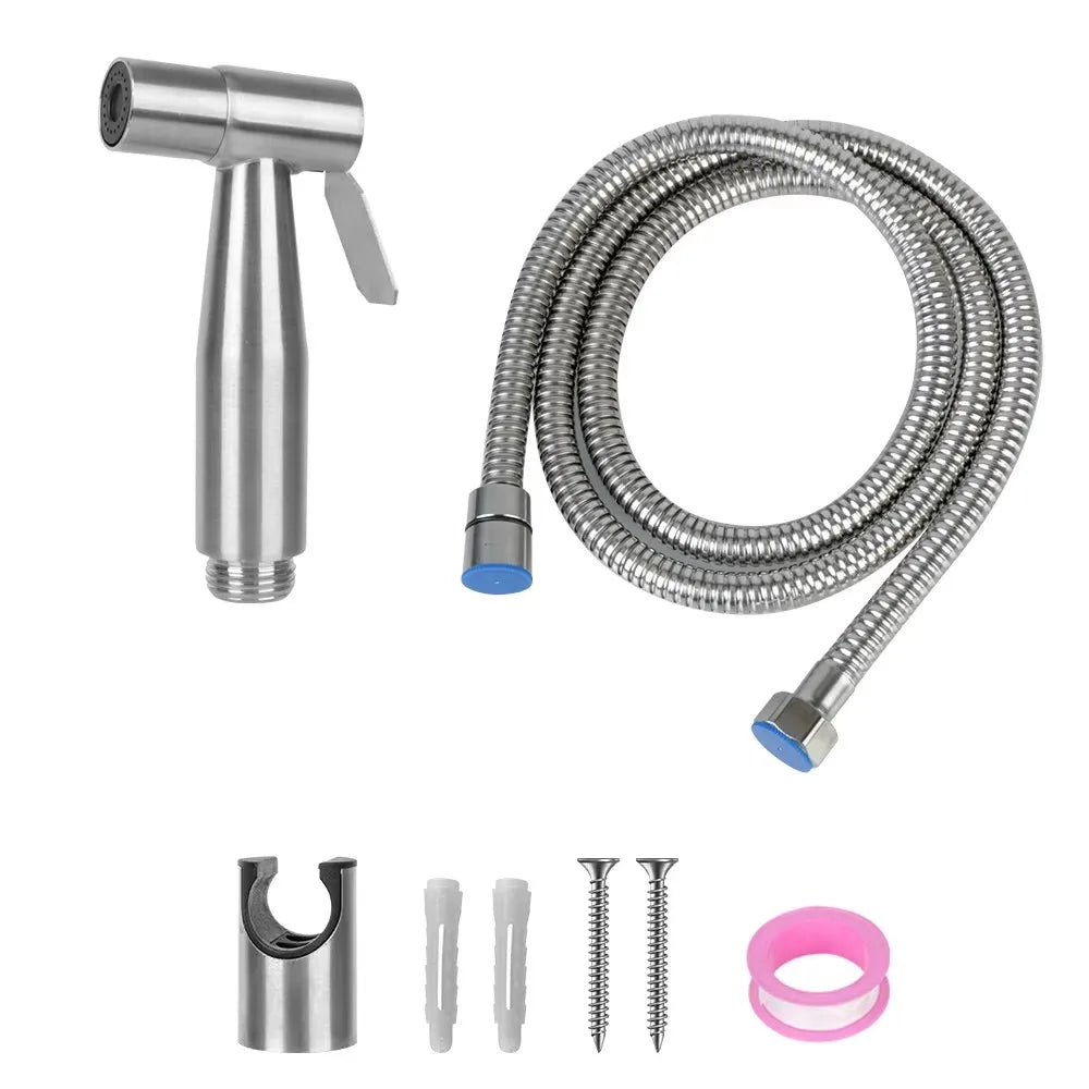 Handheld Toilet Bidet Sprayer Set Kit Stainless Steel Hand Bidet faucet
