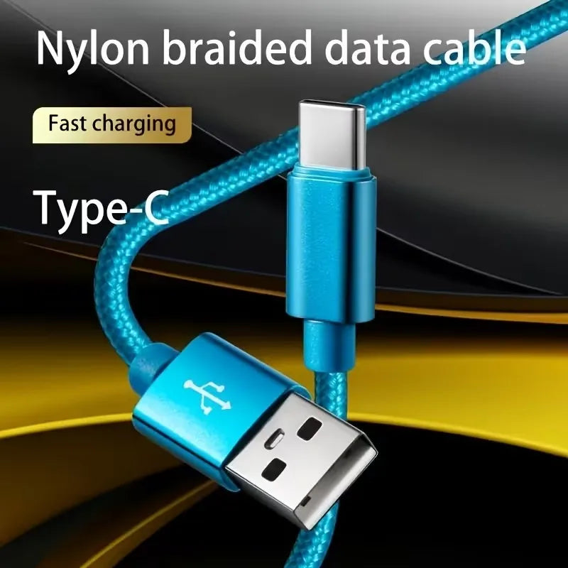 Type C USB Fast Charging Braided Cable