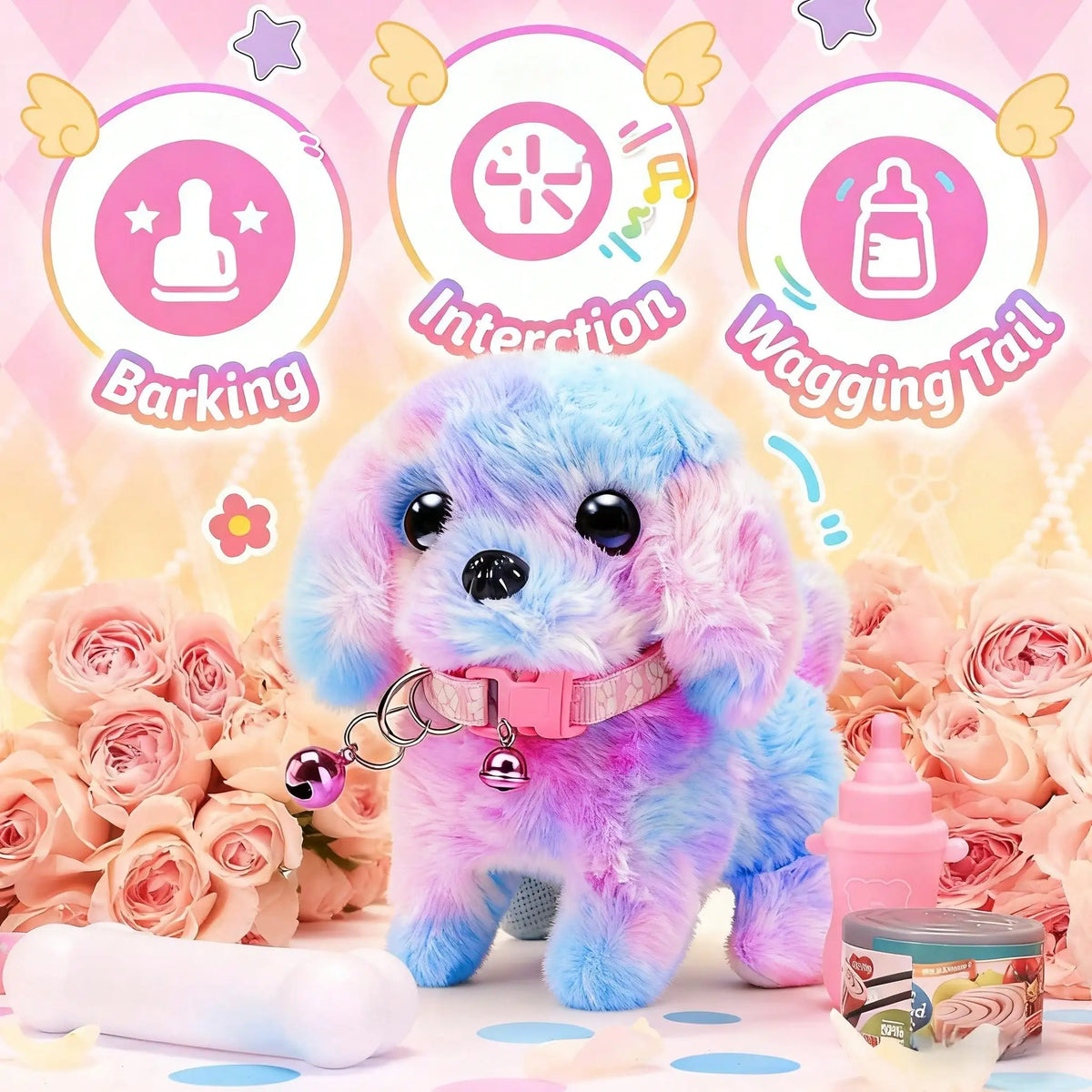 2026 New Electric Toy Puppy With Multiple Accessories Set,