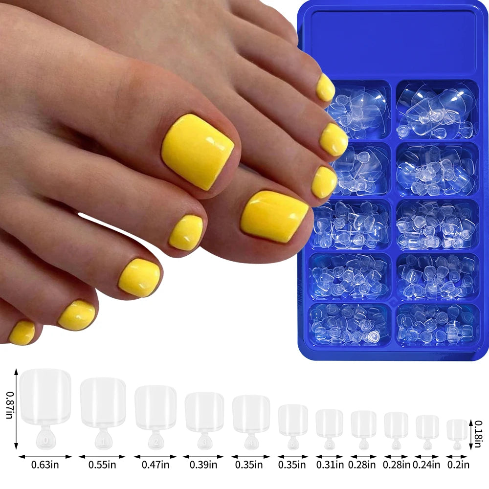 120/100Pcs Almond Fake Nails Extension Wearable Full Cover False Nail Solid Color Mid-length Stiletto/Square Press on Nails