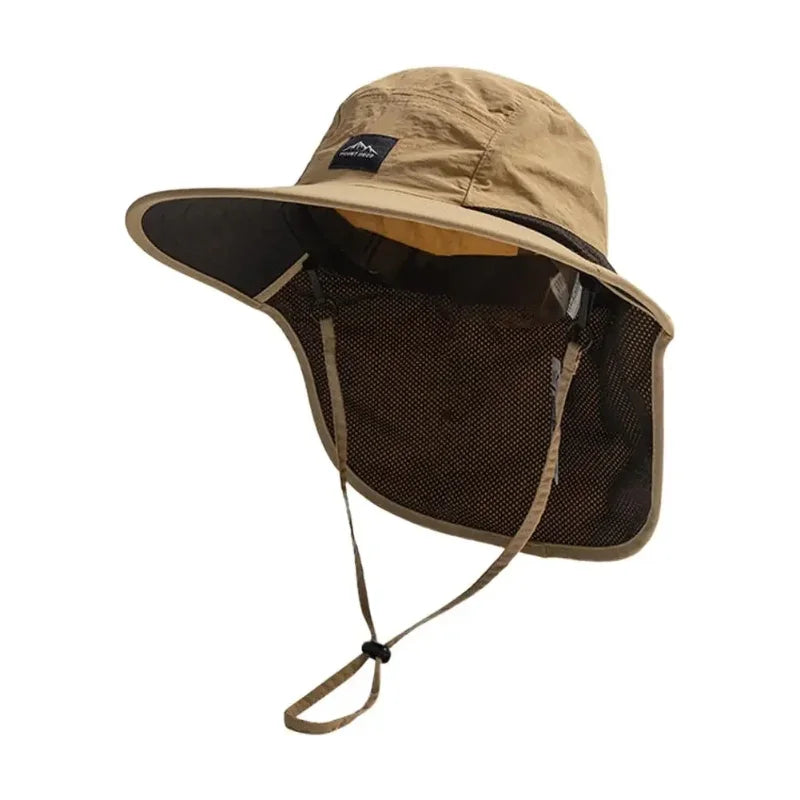 Hot Sale Unisex Windproof Quick-Dry Fisherman Hat, UV Sun Protection with Neck Flap for Outdoor Fishing Hiking Camping Travel