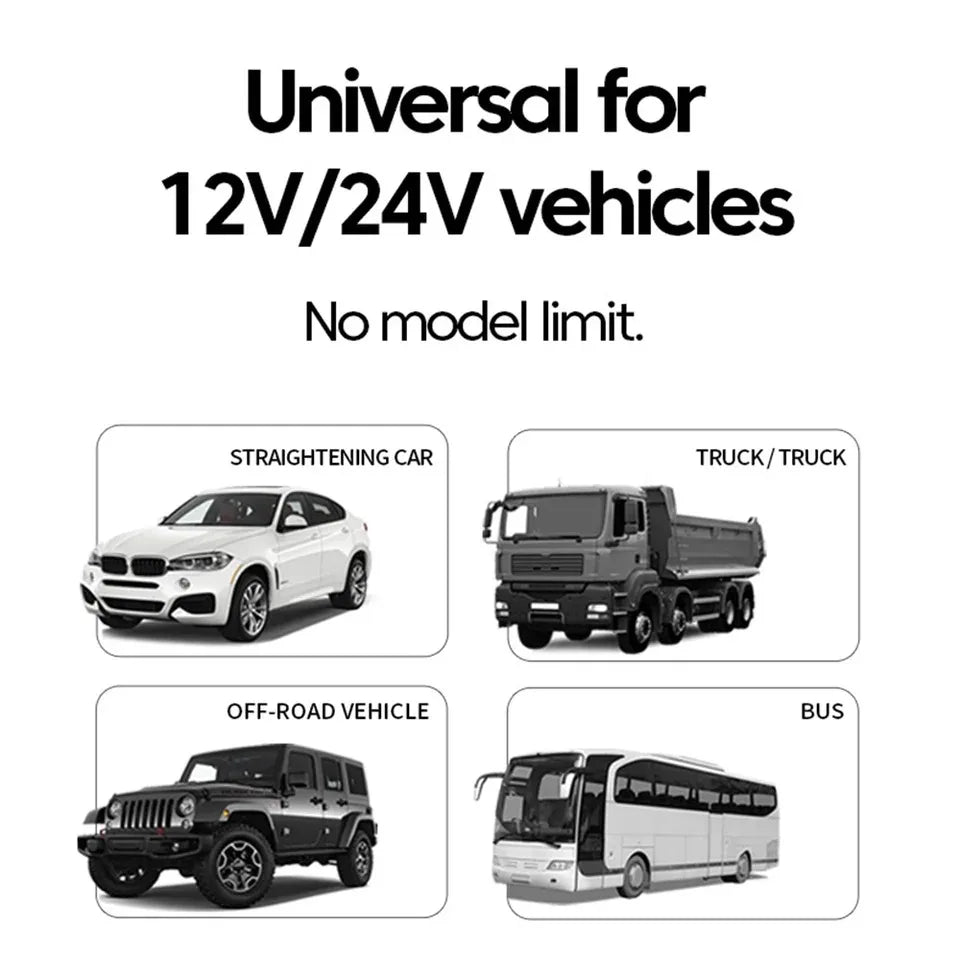New 120W 7IN1 Retractable Fast Car Charger USB Type-C Power Adapter With Roof Starlight For iPhone Samsung Xiaomi Huawei