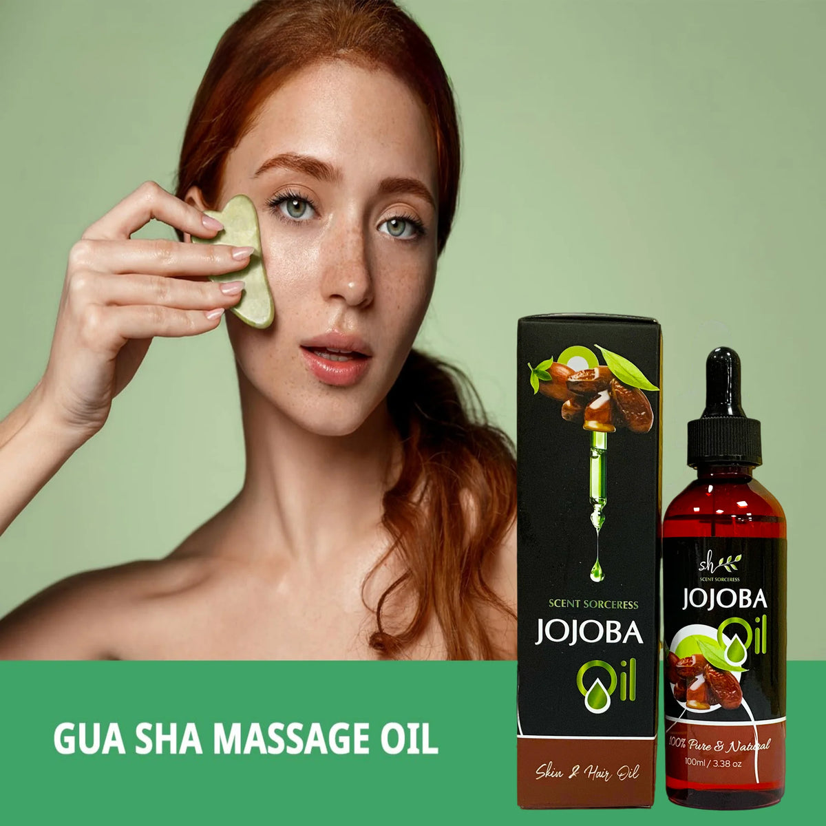100ml Jojoba oil 2026 New Nourishing Brighten Skin for Relaxing Massage