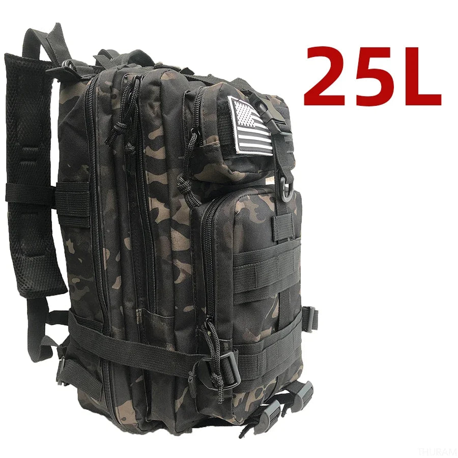 25L/50L Sturdy Nylon Waterproof Tactical Sports Trekking
