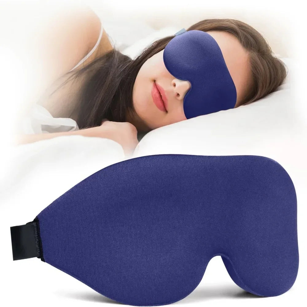 Unisex 3D Contoured Sleep Mask, Groove Molded Design
