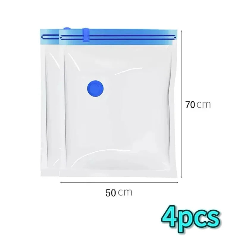 Thickened Vacuum Compression Bag Transparent Quilt Vacuum Bag Storage Bag Household Clothing Storage and Sorting Bag